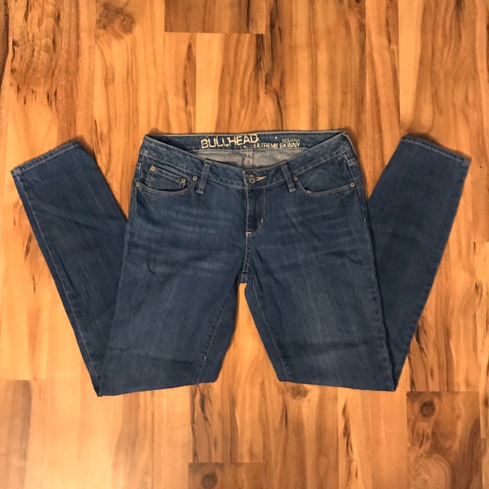 Bullhead Solana Extreme Skinny Jeans (Size 9)